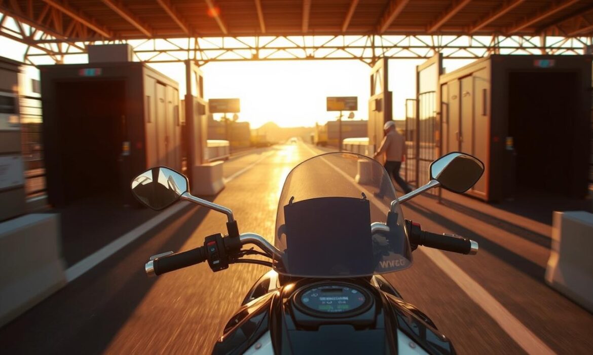 how to go through tolls with ez pass on motorcycle