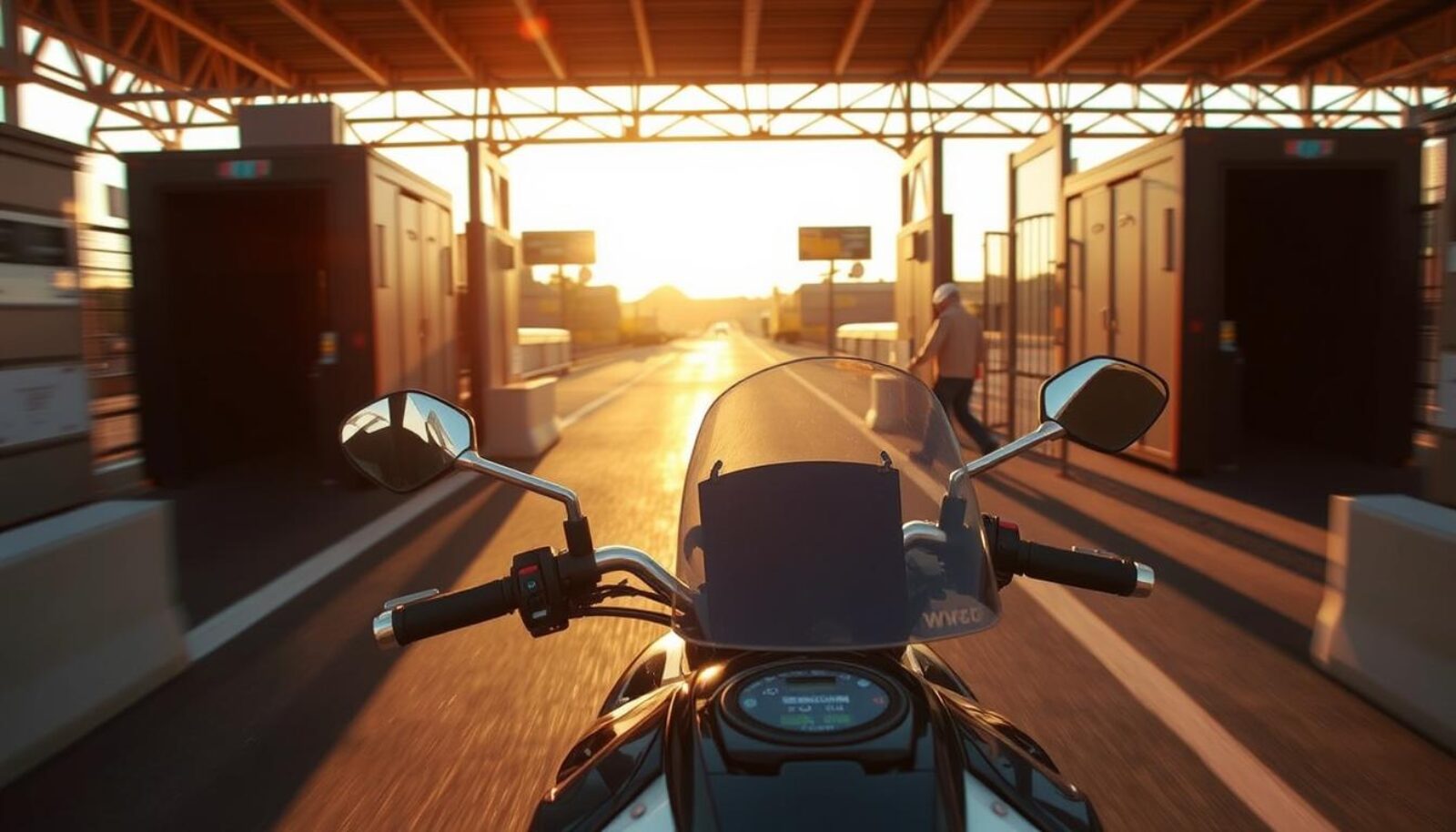 how to go through tolls with ez pass on motorcycle