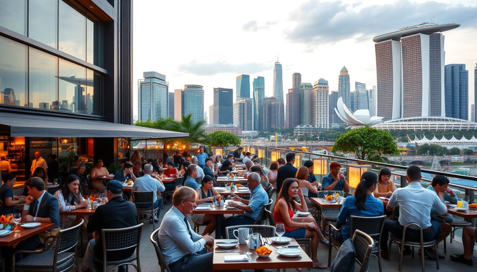 best restaurants in singapore with a view