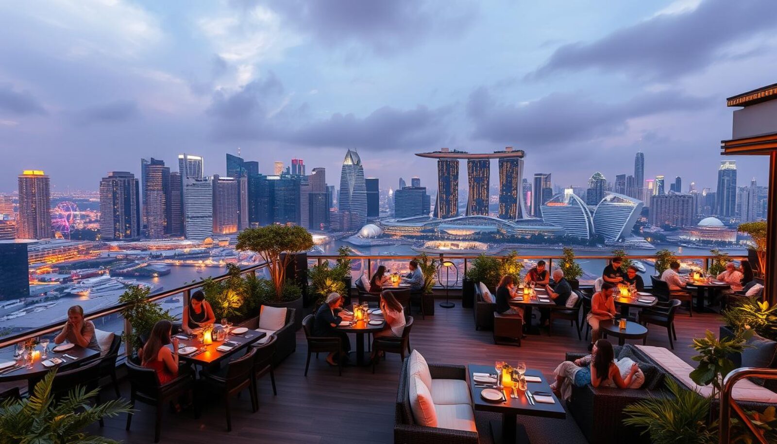 best rooftop restaurants singapore