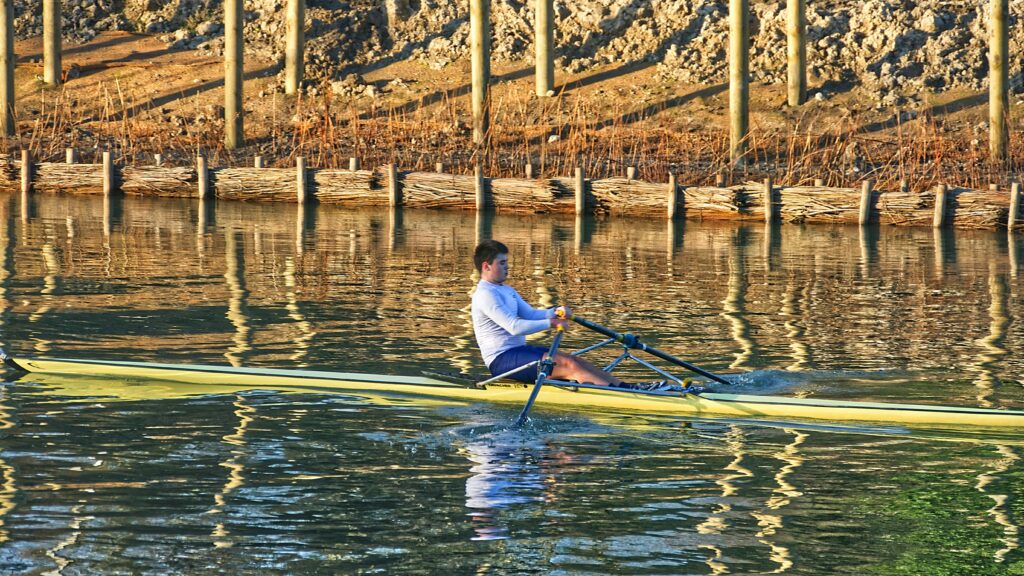 Entraînement hivernal à la.Nautique de Lagny Sur Marne.
