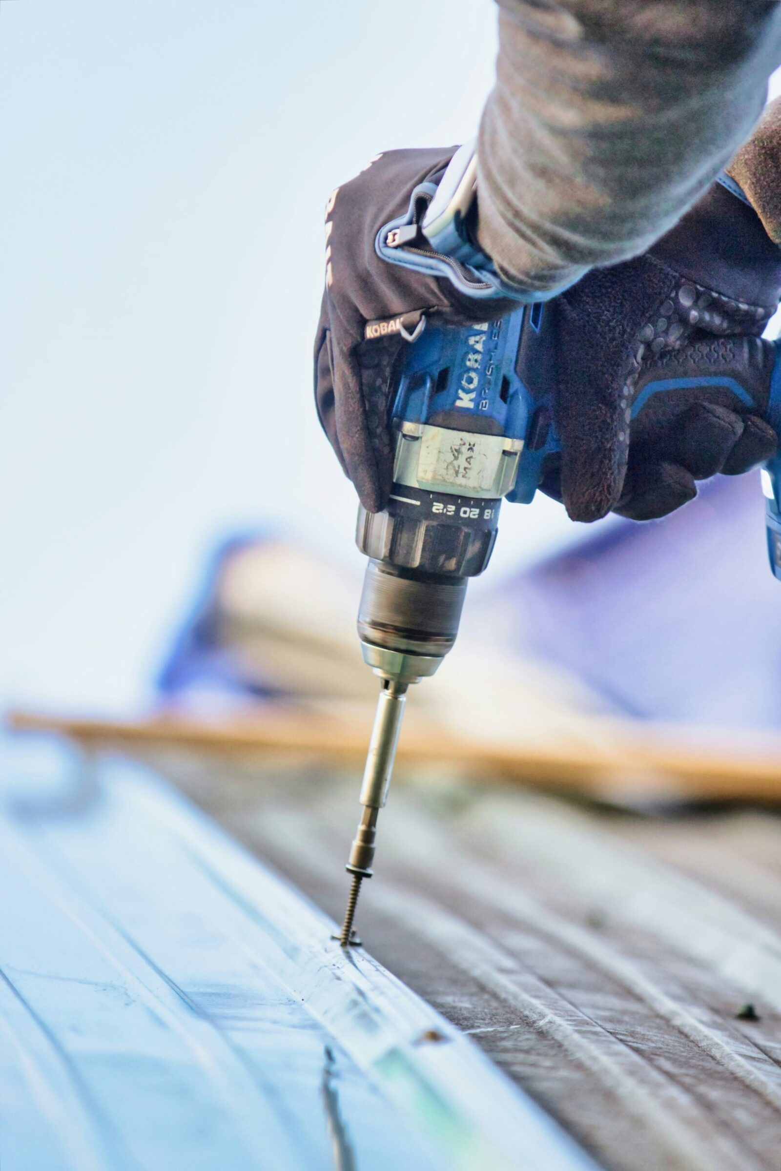 Fixing a roof after a tornado