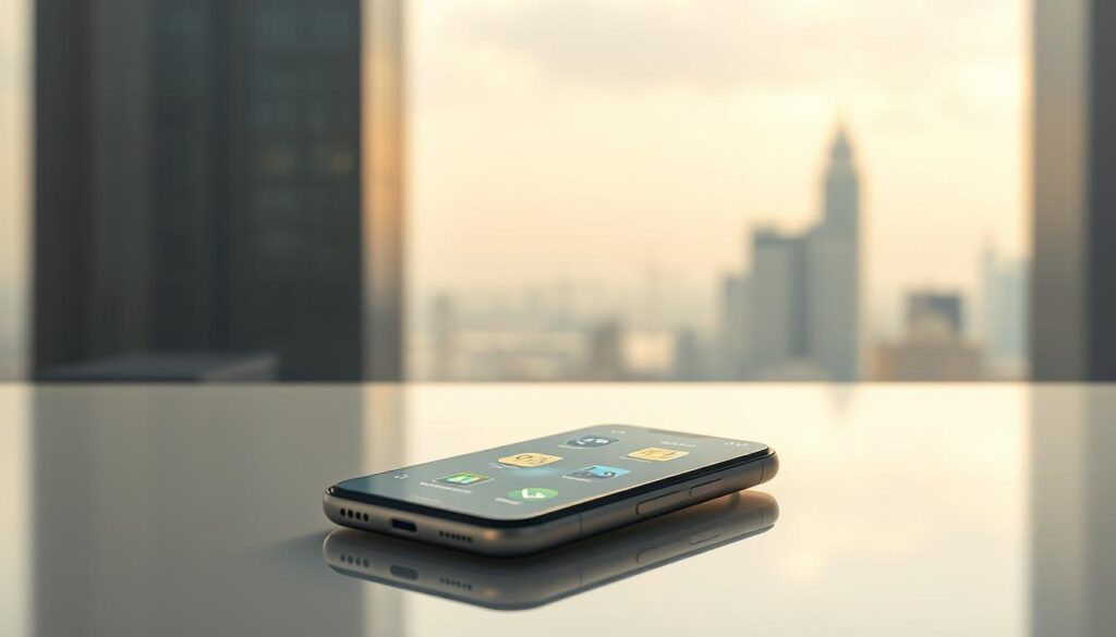 A clean, minimalist scene depicting the benefits of a SIM-only mobile plan in Singapore. In the foreground, a sleek, modern smartphone with a glowing display showcasing various plan features like unlimited data, flexible contracts, and cost savings. In the middle ground, a transparent glass or acrylic surface reflects the phone, creating depth and a sense of sophistication. The background is a subtly blurred cityscape, hinting at the urban, connected lifestyle facilitated by the SIM-only plan. The lighting is soft and diffused, with a warm, neutral color palette that evokes a sense of professionalism and reliability. The overall composition is balanced and visually appealing, highlighting the practical advantages of a SIM-only mobile plan in an aspirational, premium manner. A clean, minimalist scene depicting the benefits of a SIM-only mobile plan in Singapore. In the foreground, a sleek, modern smartphone with a glowing display showcasing various plan features like unlimited data, flexible contracts, and cost savings. In the middle ground, a transparent glass or acrylic surface reflects the phone, creating depth and a sense of sophistication. The background is a subtly blurred cityscape, hinting at the urban, connected lifestyle facilitated by the SIM-only plan. The lighting is soft and diffused, with a warm, neutral color palette that evokes a sense of professionalism and reliability. The overall composition is balanced and visually appealing, highlighting the practical advantages of a SIM-only mobile plan in an aspirational, premium manner.