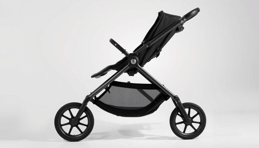 A high-quality, meticulously detailed image of the Thule Urban Glide 3 all-terrain stroller, shot in a studio setting with soft, even lighting from the side and above. The stroller is positioned in the foreground, showcasing its sleek, modern design with emphasis on the sturdy, all-terrain wheels, adjustable handlebars, and padded seating. The background is a clean, minimalist studio setting with a seamless white backdrop, allowing the stroller to be the focal point. The overall mood is one of sophistication, practicality, and high-end product design, perfectly capturing the essence of the "Best All-Terrain Stroller: Thule Urban Glide 3" section of the article. A high-quality, meticulously detailed image of the Thule Urban Glide 3 all-terrain stroller, shot in a studio setting with soft, even lighting from the side and above. The stroller is positioned in the foreground, showcasing its sleek, modern design with emphasis on the sturdy, all-terrain wheels, adjustable handlebars, and padded seating. The background is a clean, minimalist studio setting with a seamless white backdrop, allowing the stroller to be the focal point. The overall mood is one of sophistication, practicality, and high-end product design, perfectly capturing the essence of the "Best All-Terrain Stroller: Thule Urban Glide 3" section of the article.