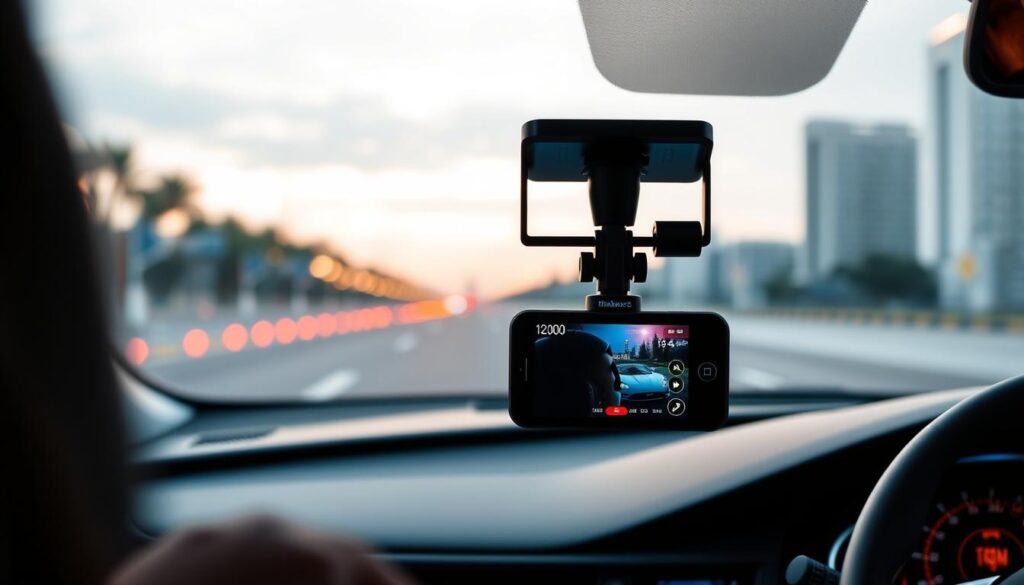 A sleek and modern dashboard camera with a high-resolution display, capturing the world in vivid 4K clarity. The Thinkware U3000 nestles discreetly atop the dashboard, its black and silver chassis blending seamlessly with the car's interior. Crisp, detailed footage is recorded through a wide-angle lens, providing comprehensive coverage of the road ahead. Advanced driver assistance features like lane departure warning and forward collision alert are seamlessly integrated, ensuring a safer driving experience. Illuminated by soft, even lighting, the U3000's intuitive controls and intuitive interface are easily accessible, allowing the driver to monitor and manage recordings with ease. This flagship car camera is the ultimate choice for discerning drivers in Singapore, delivering uncompromising performance and peace of mind. A sleek and modern dashboard camera with a high-resolution display, capturing the world in vivid 4K clarity. The Thinkware U3000 nestles discreetly atop the dashboard, its black and silver chassis blending seamlessly with the car's interior. Crisp, detailed footage is recorded through a wide-angle lens, providing comprehensive coverage of the road ahead. Advanced driver assistance features like lane departure warning and forward collision alert are seamlessly integrated, ensuring a safer driving experience. Illuminated by soft, even lighting, the U3000's intuitive controls and intuitive interface are easily accessible, allowing the driver to monitor and manage recordings with ease. This flagship car camera is the ultimate choice for discerning drivers in Singapore, delivering uncompromising performance and peace of mind.