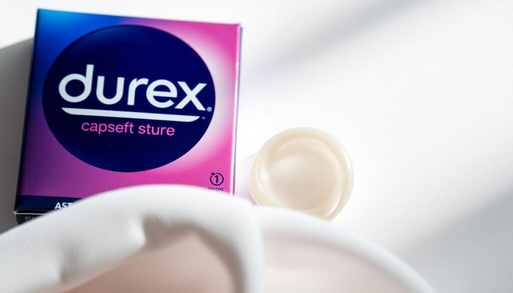 Durex comfort easy application: A close-up shot of a Durex condom packet, showcasing its soft, textured surface and the simple, intuitive application instructions. The packaging is prominently displayed against a clean, minimalist background, with soft, diffused lighting illuminating the product. The condom itself is partially visible, highlighting its smooth, seamless design. The overall mood is one of sophistication, ease, and confidence, conveying the product's premium quality and user-friendly features. Durex comfort easy application: A close-up shot of a Durex condom packet, showcasing its soft, textured surface and the simple, intuitive application instructions. The packaging is prominently displayed against a clean, minimalist background, with soft, diffused lighting illuminating the product. The condom itself is partially visible, highlighting its smooth, seamless design. The overall mood is one of sophistication, ease, and confidence, conveying the product's premium quality and user-friendly features.